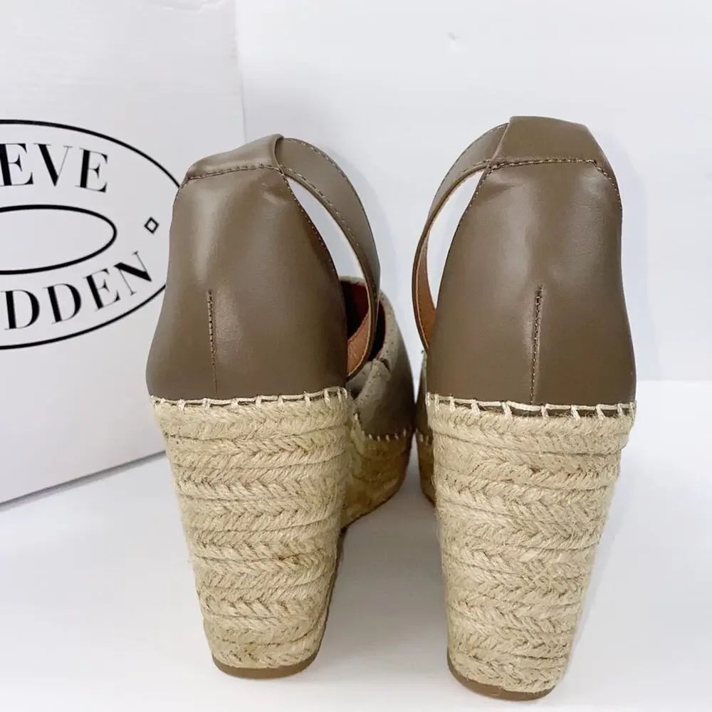 Steve Madden Josey Wedge Espadrille Sandal 9.5